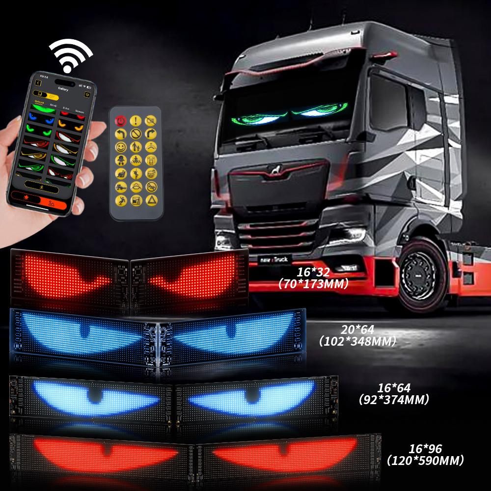 2 In 1 LED Matrix Pixel Panel Programmable Flexible LED Display Scrolling Bright Advertising LED Signs USB 5V LED Bluetooth App
