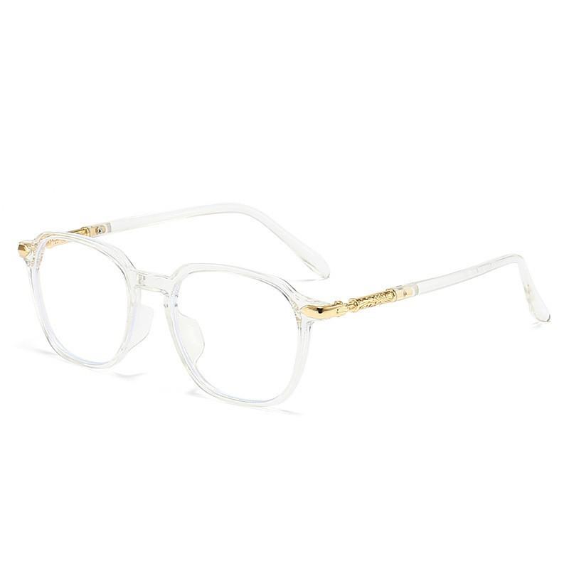 Anti-Computer Radiation Glasses Frame Anti-Blue Light Fashion Plain Glasses Eye Protection Versatile Korean Female Tide Street Shot