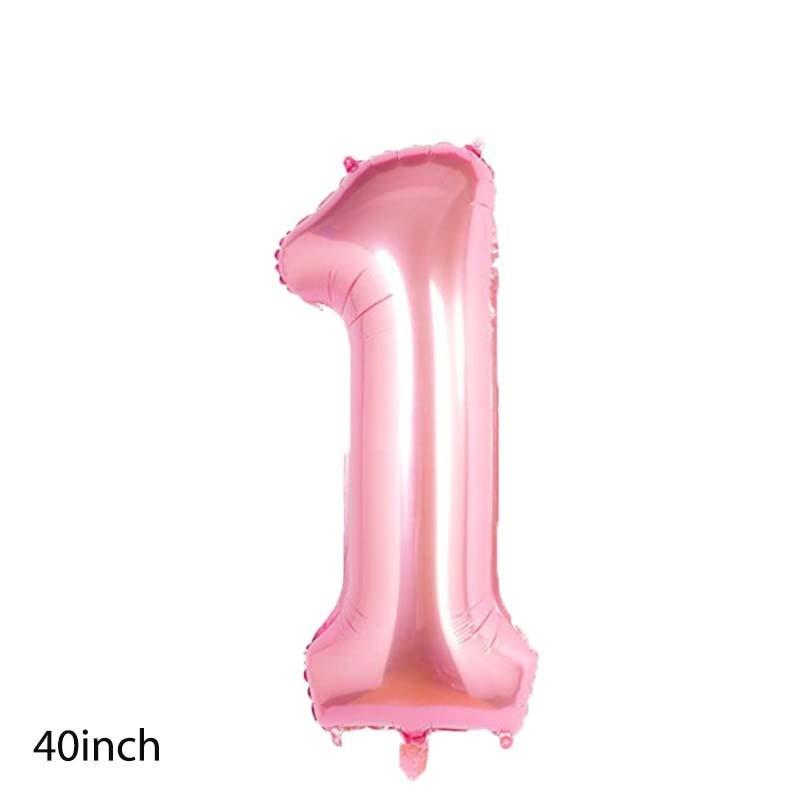 Feiern Sie mit lebhaften 32-Zoll- und 40-Zoll-Geburtstagszahlen-Folienballons für Partys