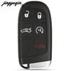 Jingyuqin For Jeep Grand Cherokee Dodge Ram 1500 Journey Charger Dart Challenger Durango Chrysler 300 Remote Key Shell 2/3/4/5Bt