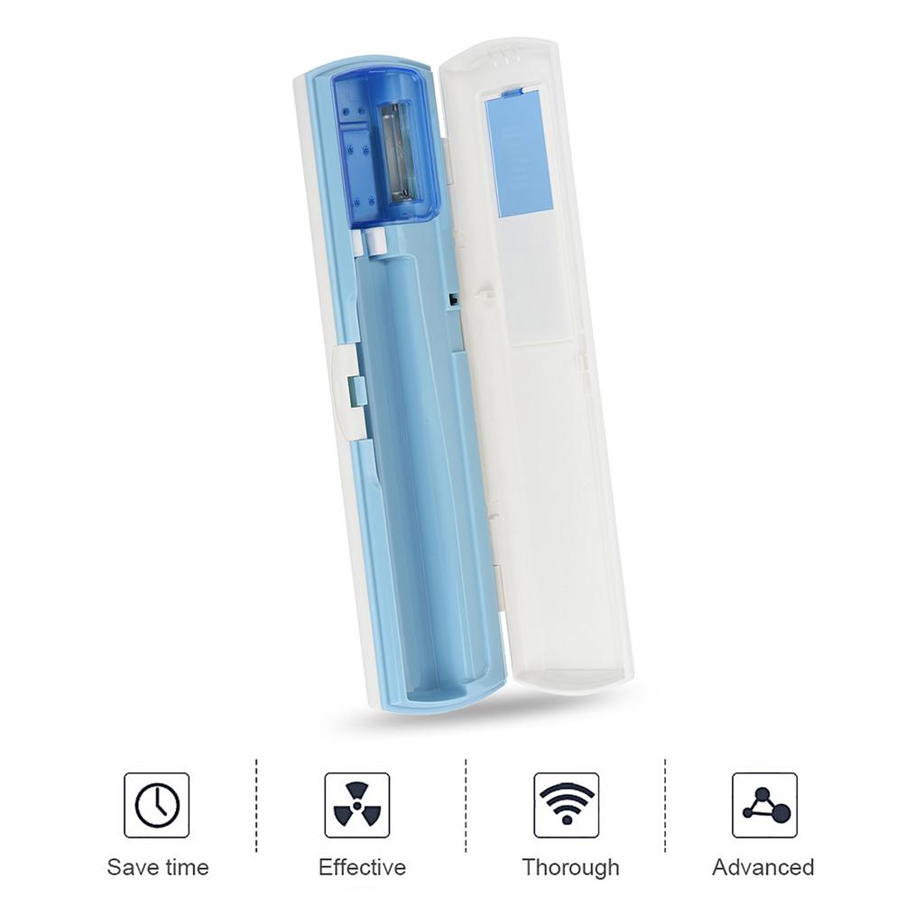 Antibacteria UV Light Portable Germicidal Toothbrush Sterilizer Sanitizer Cleaner Disinfection