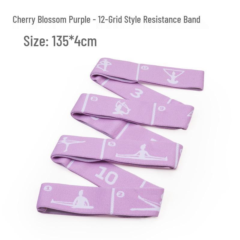 Children's Dance Stretch Band with 12 Grids - Yoga Resistance Training