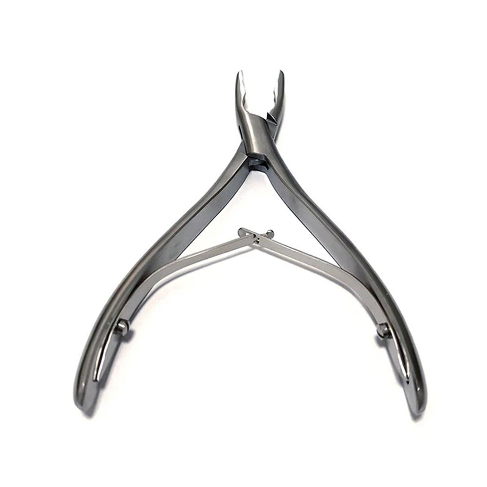 1 Pc Dental Curved Bone Rongeur Forceps - Orthodontic Surgical Instrument, Dental Plier For Oral Surgery Tools
