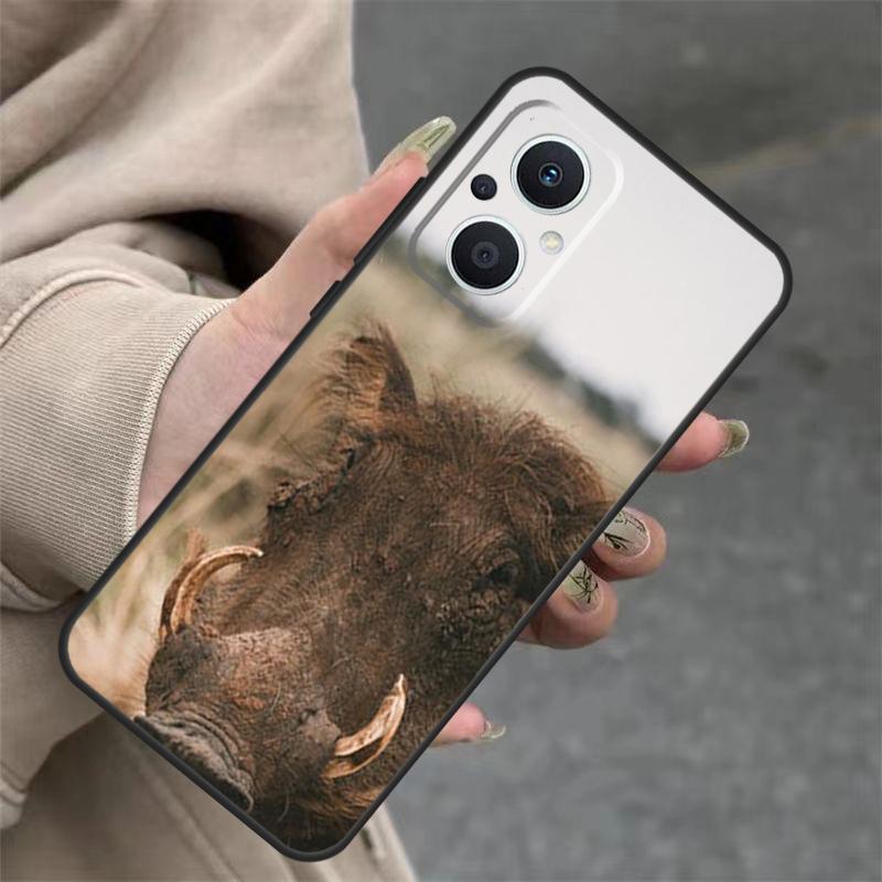 Wild Boar Case For OPPO Reno 14 10 11 12 13 Pro 11F 12F 13F 14F 7 8 Lite OPPO Find X9 X8 X5 Pro Cover