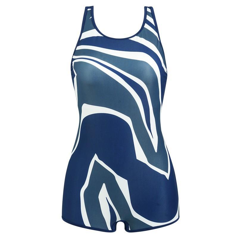 Swimwear Women's One-piece Conservative Swimming Pool Sports Racing High-end Hot Large Size Suit