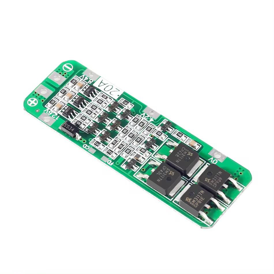 3S 20A Li-Ionen Lithium Batterie 18650 Ladegerät Schutzplatine PCB BMS 12.6V Zelllade-Schutzmodul AUTO Recovery DIY Kit