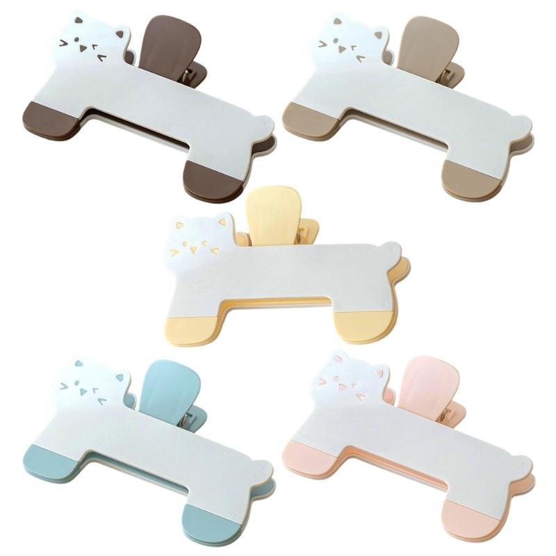 Adorable Cats Shaped Book Clip Light Weight Practical Design Book Clamp For Children Study Books Magazines Secure Grip