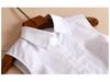 New Versatile Girls' Decorative Collar - Black & White Cotton for Autumn/Winter