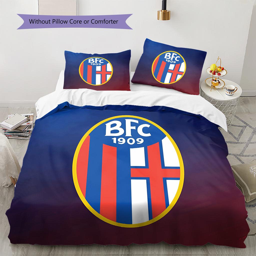 Bologna2 Pattern Bedding Quilt Set Home Decoration Gift (1 * Duvet Cover + 2 * Pillowcase Without Core)