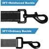 Double-Sided Reflective Dog Leash, 5 FT Padded Handle Nylon Dogs Leashes for Medium & Large Dogs Walking, Reinforced Reflective Buckle Dog Collar,