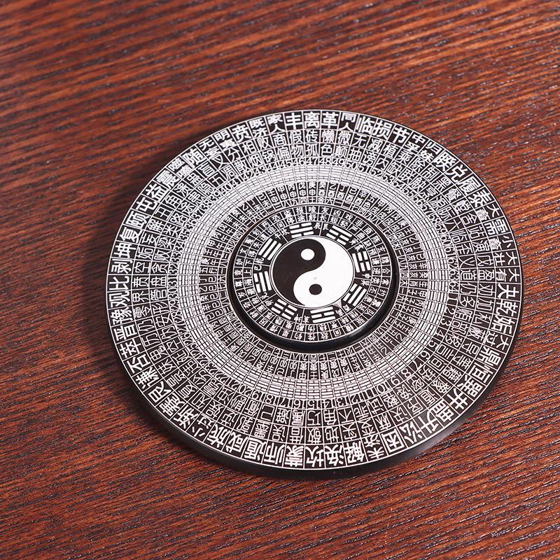 Chinesischer Tai Chi Bagua Drehbarer Feng Shui Kompass Aluminiumlegierung Chinesische Meisterbedarf Glück Segen Heimdekor Ornamente