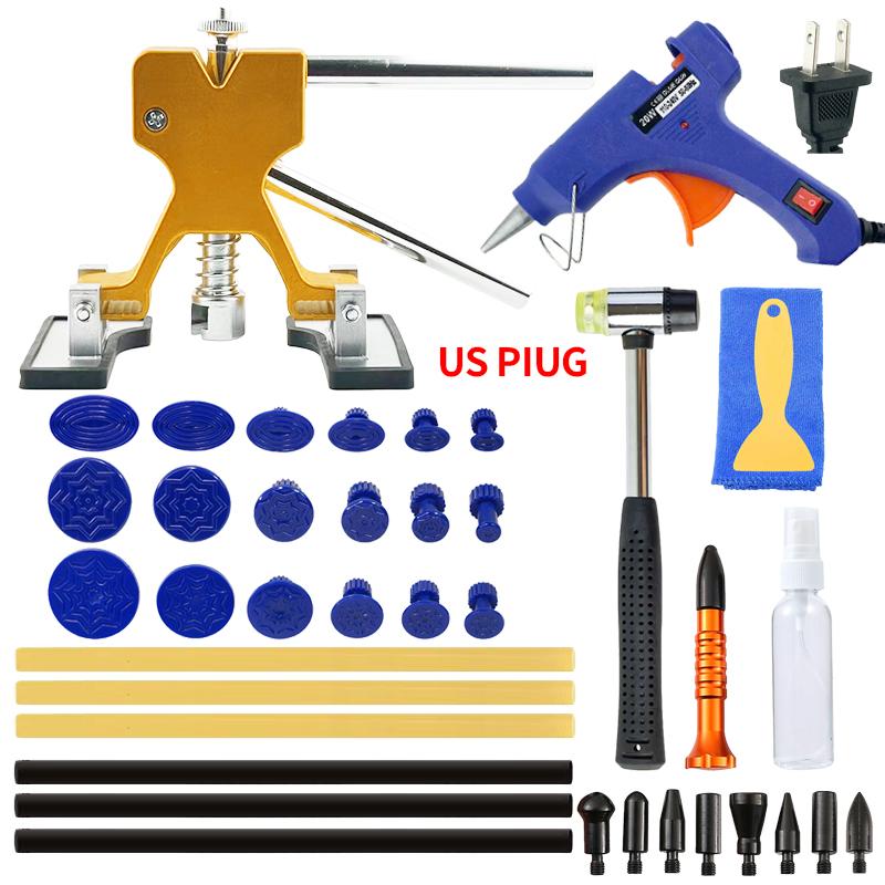 Car Dent Repair Tools Glue Gun Dent Repair Kit Auto Paintless Body Dent Removal Remover Kits Dent Puller for Cars
