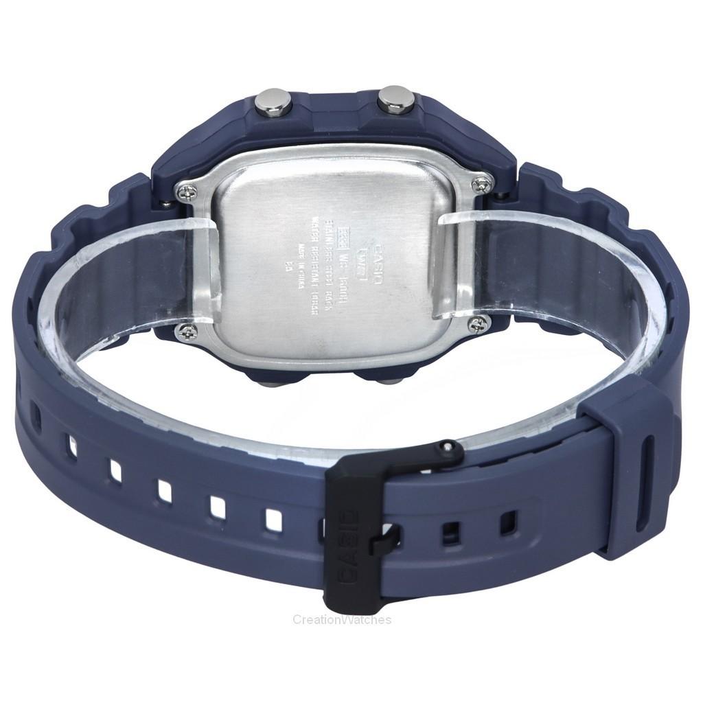 Casio Standard Digital Blue Resin Strap Quartz WS-1600H-2A 100M Mens Watch