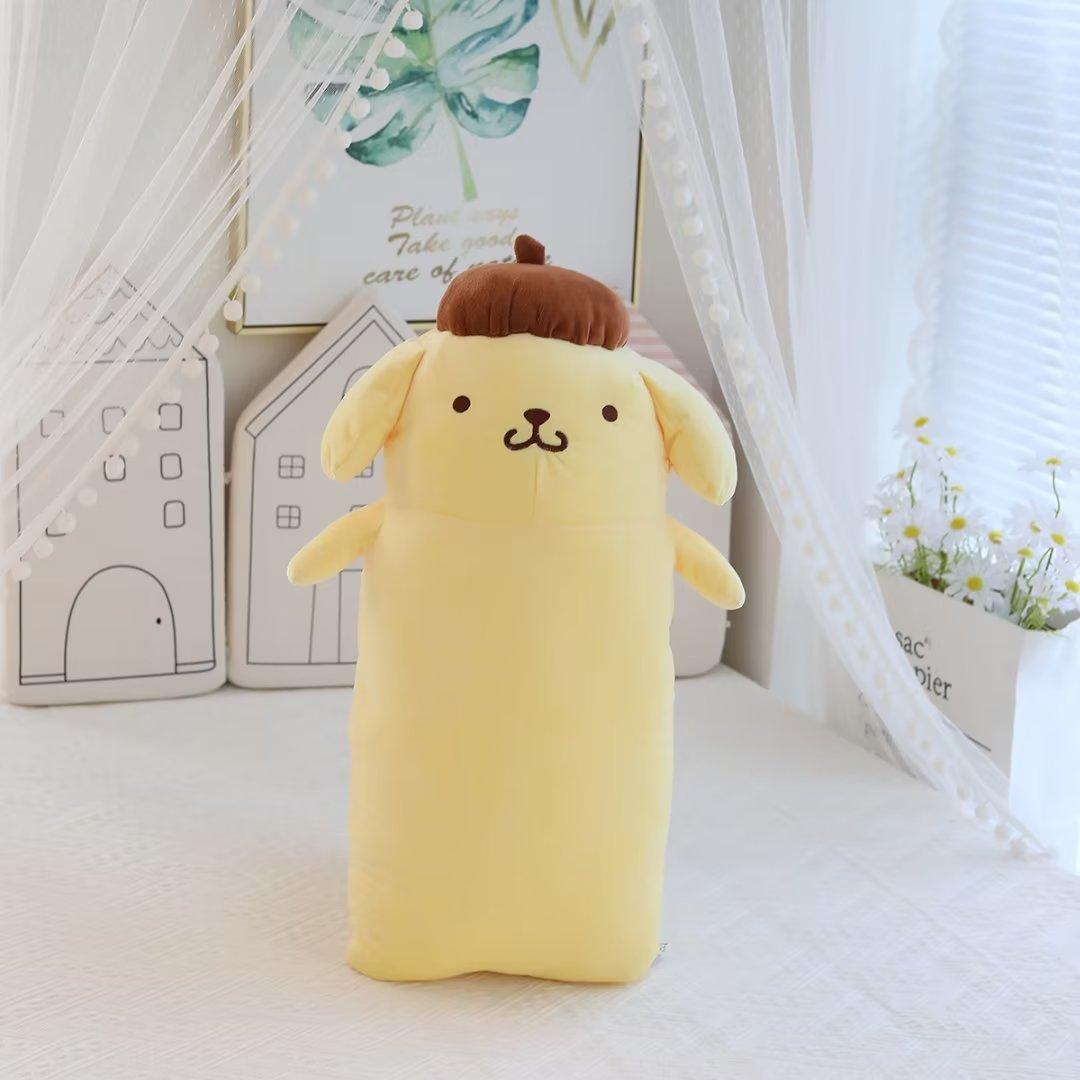 

65cm Pom Pom Puirn Long Body Plush Toys Kawaii Sanrio Series Image Stuffed Dolls Lovely Room Decor Bedside Cushion Sofa Pillow about 48cm