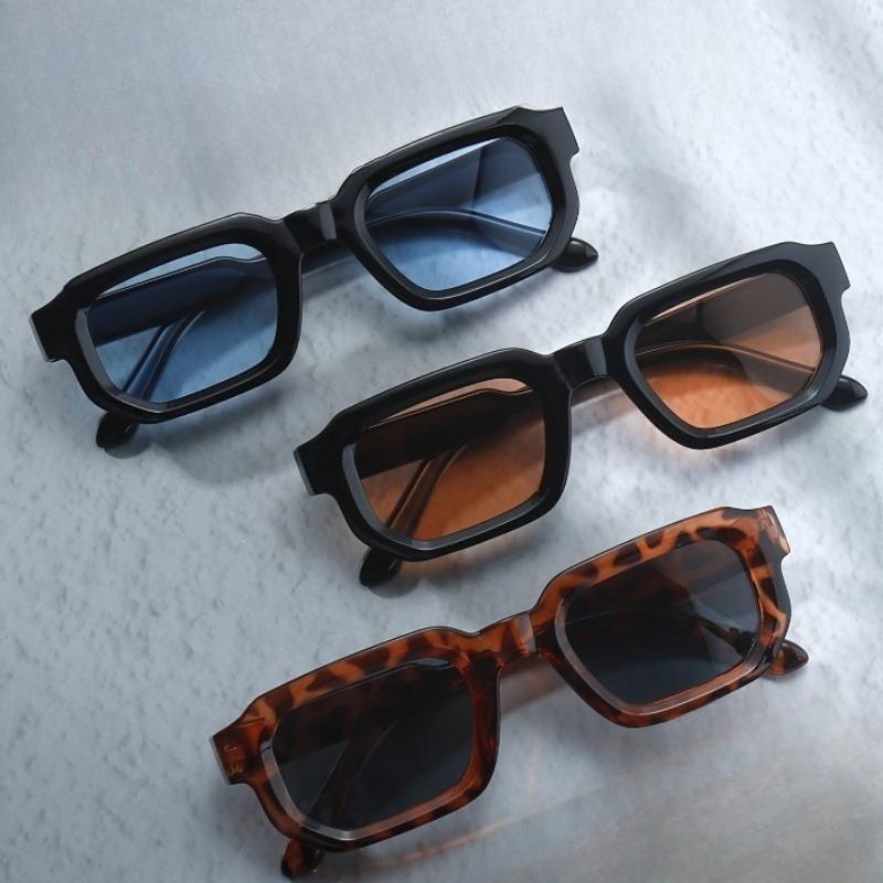 2/3pcs futuristic fashion glasses, unisex, great for daily & street style.