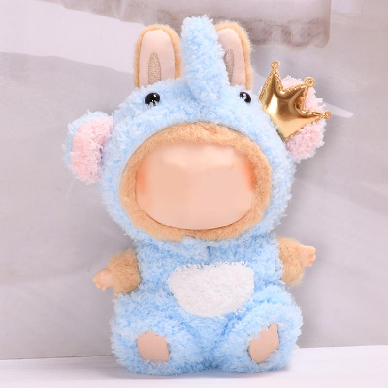 17cm Mini Plush Doll'S Clothes Outfit Accessories For Labubu Clothes Time To Chill Doll Clothes