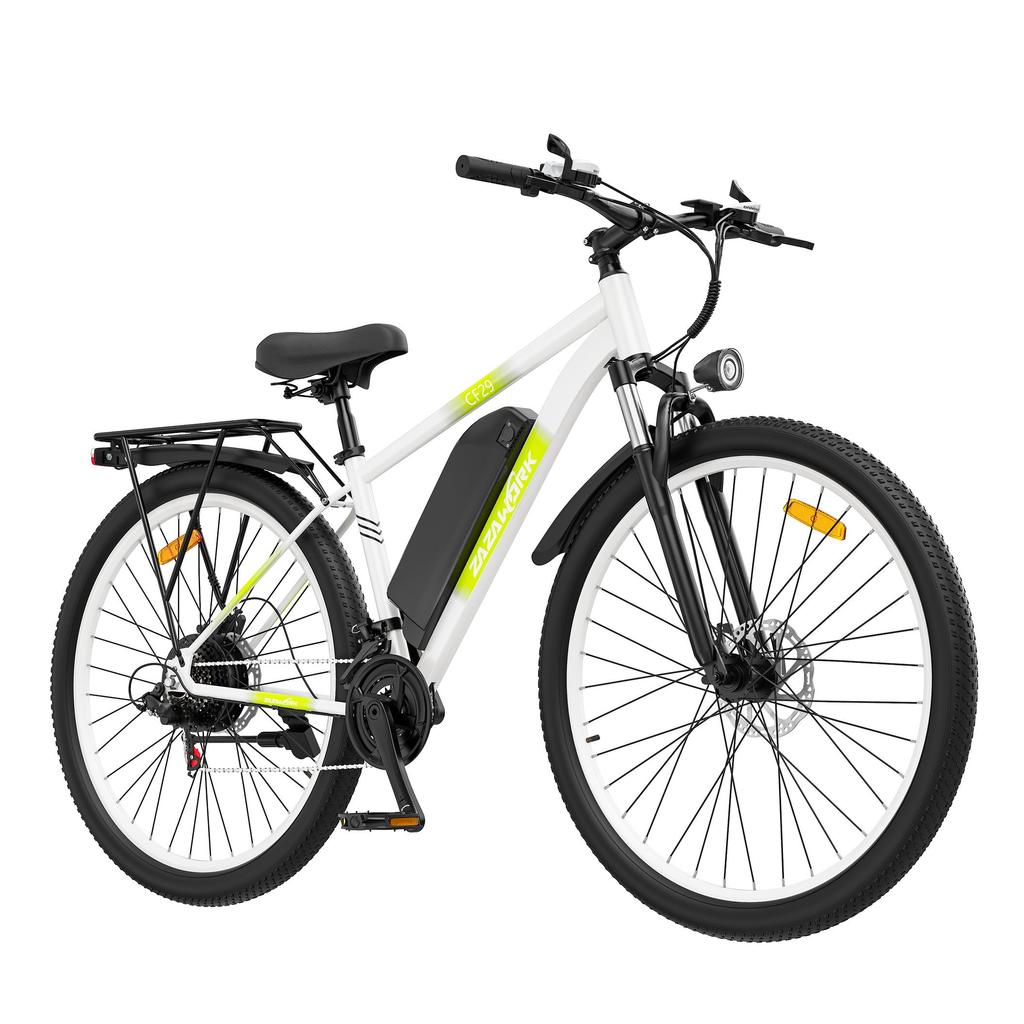 ZAZAWORK CF29 Electric Bike with 48V 15Ah Removable Battery, 21-Speed Shimano Gears