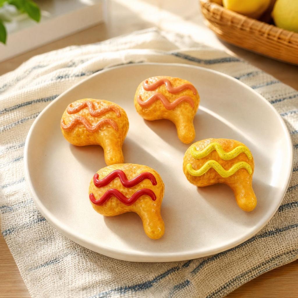 Creative Chicken Drumstick Shaped Toy, Assorted Styles, Stress for Adults and Teens