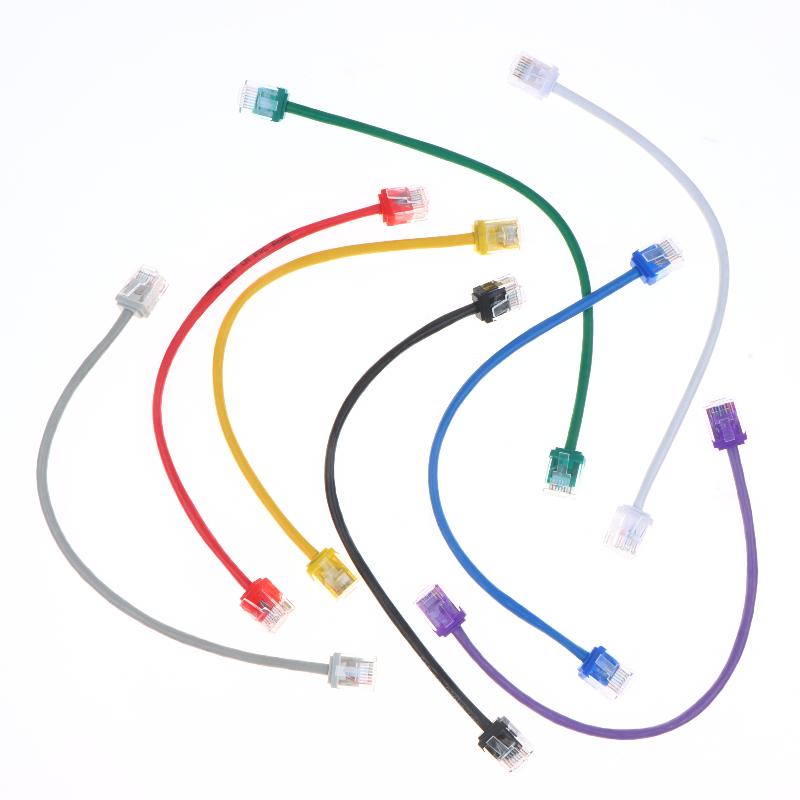 0.2m Slim RJ45 Ethernet Cable 10Gbps 550MHz High Speed Network Cord for Switch TV Box Portable Router Use
