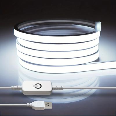 Touch Sensor Neon LED Streifen USB 5V Dimmbar 120LED/M DIY Home Decor Flexible Band Neon Zeichen Gürtel Wasserdichte Beleuchtung Lampe