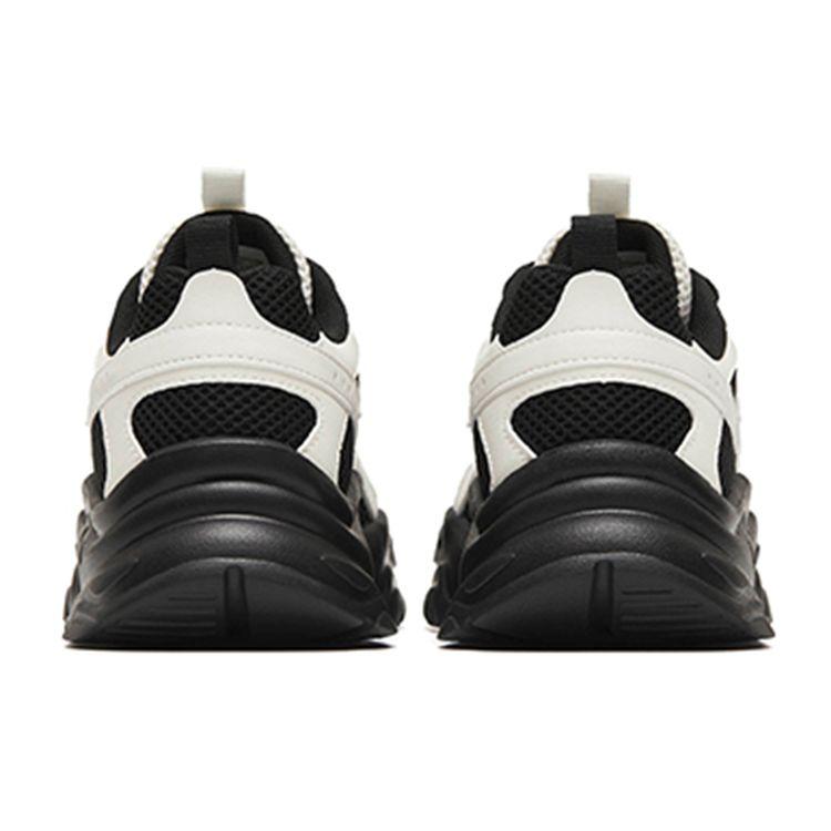 Anta Bequeme Low-Top Lifestyle-Sneaker Damen-Sneaker Schwarz Weiß 122258891-3