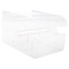 A20F-Adjustable Label Dispenser 3 Disks Sticker Roll Holder Acrylic Clear Label Roll Holder For Office Home Desktop