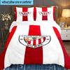 3PCS Football Athletic  Bedding set,Ideal for1pc Duvet Cover And 2pcs Pillowcases Perfect for Christmas gift,Ideal for Bedroom, Dormitory