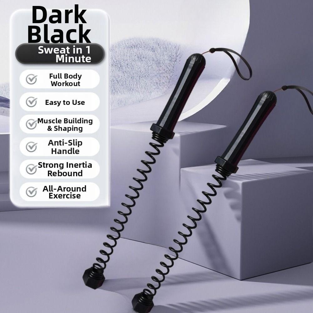 Non-slip Handle Cordless Battle Rope Stainless Steel Spring Arm Expander  Home Gym