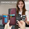 For Samsung Galaxy S23 Magnetic Case CASEME ME80 Series Leather PC TPU Phone Cover with Detachable Wallet