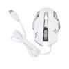 Wired Gaming Mouse with RGB Backlit 4 Adjustable DPI Up to 3600 Ergonomic USB Optical Computer Mice with 6 Buttons