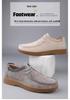 Cross Genuine Leather Men's Loafers - Retro, Soft Sole, Breathable, Trendy, Versatile Casual Shoes (Available in Sizes 45-47)
