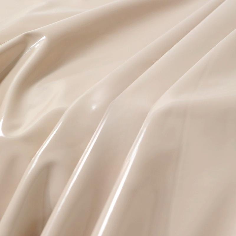 Waterproof 4 Sides Stretch Shiny Leather Fabric Per Meter for Upholstery Sofa Pillows Mat Bag Diy Sewing Cloth Thin Soft Plain