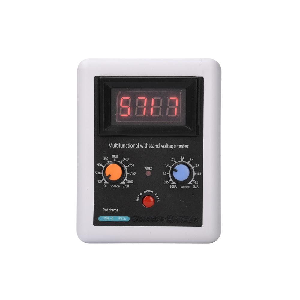 Transistor Tester 0-3700V Adjustable Voltage For IGBT MOS Diode With Type-C Charge Portable Multifunctional Component Tester