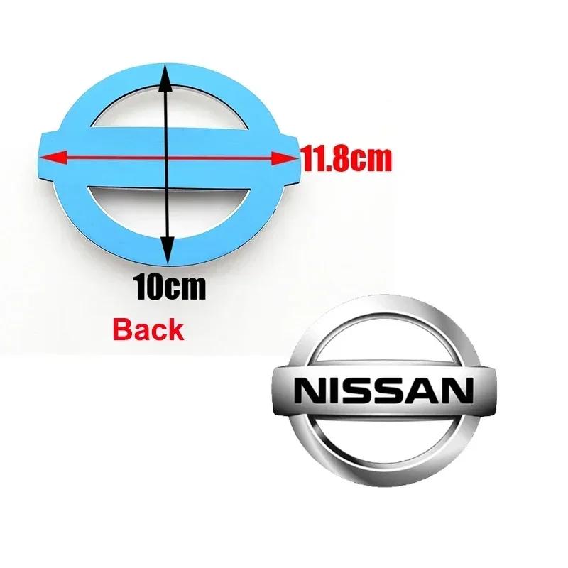 New Car Front Rear Logo Silver Emblem Nissan Qashqai X-Trail Kicks Juke Leaf Micra Patrol Maxima Murano Altima Teana Versa L