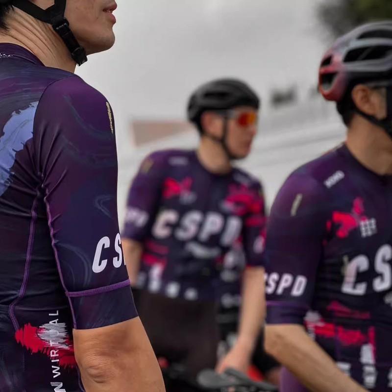 Unisex Cycling Jersey Short Sleeve Quick-Dry Breathable Road Bike Shirt Men Women Sport Wear