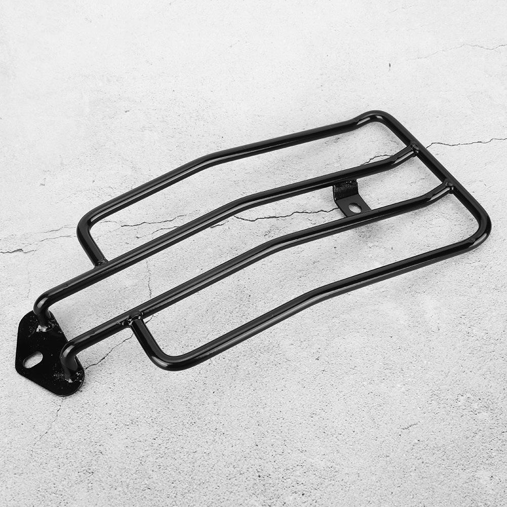Retro Motorcykel Bakre Bagagehylla Hylla Tillbehör Passar för XL883 1200 X48Svart