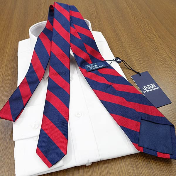Ralph Lauren Made in Italy POLO RALPH LAUREN RL10 Stripe Tie, (8cm Wide), [Used]