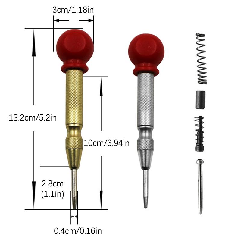 Automatische Feder-Zentrierbohrer Markierstanzen Anbohrmarkierer Schlagbolzenfenster
