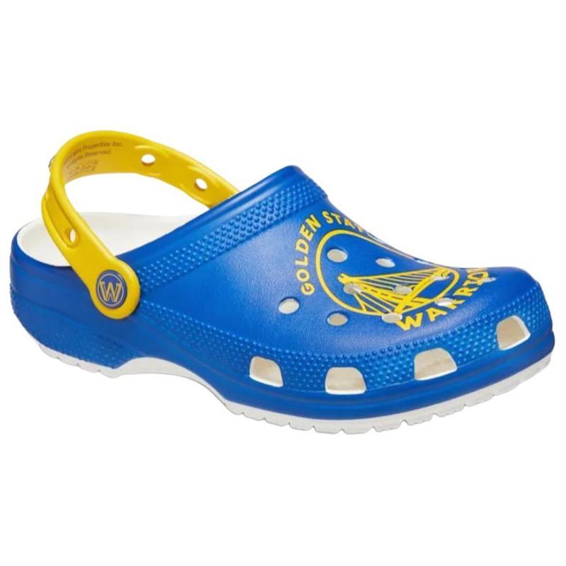 Crocs Klasyczne Klapki Nba Golden State Warriors Unisex Niebieskie