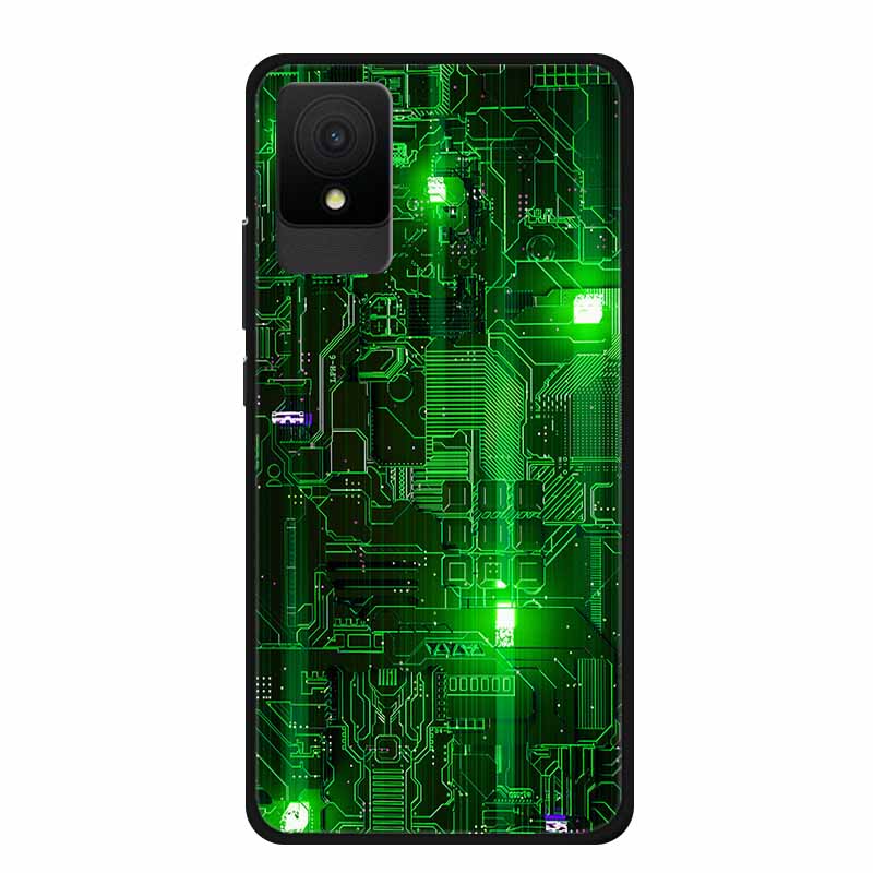 For TCL 501 Case Luxury TPU Soft Silicone Back Cover Phone Cases for TCL501 6 Inches T433D Protective New Bumper Lovely Funda