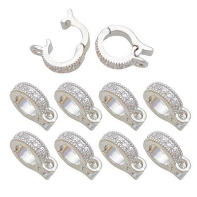 Elegant Bracelet Clasp Fastener Practical Jewelry Fastener Clasps Accessory for Bracelet and Necklace Crafters