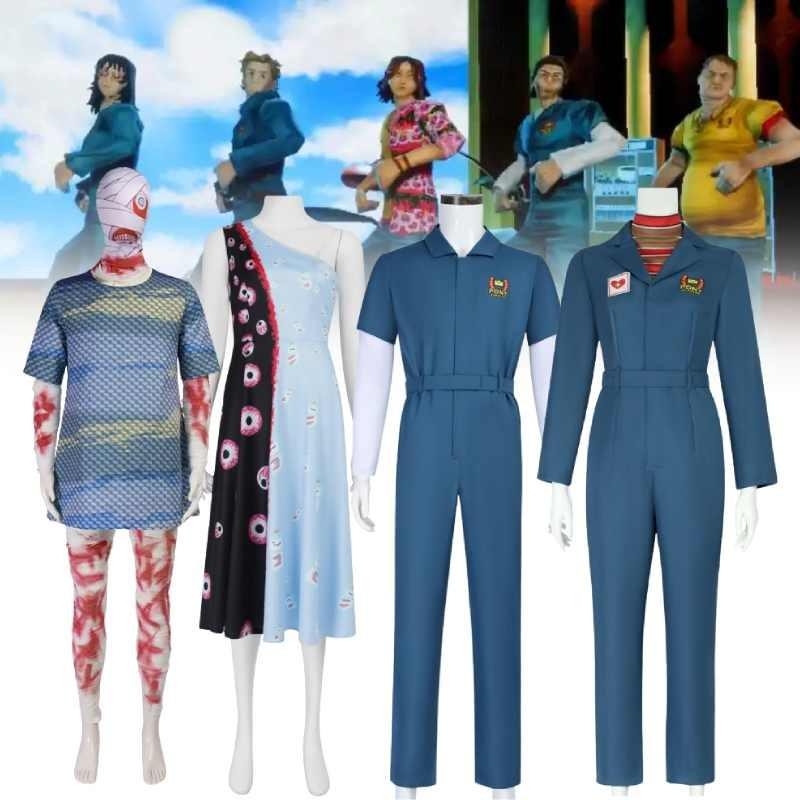 Mouthwashing Anya Corrie Jimmy Cosplay Costume Set Game Anime Halloween Party