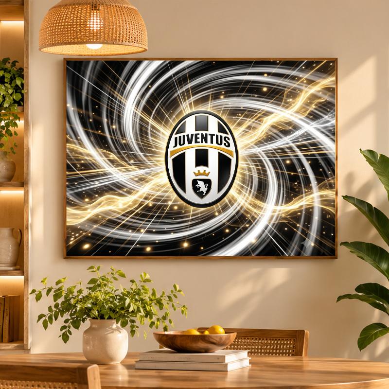 5D Diamond Painting Juventus FC DIY Full Drill Diamond Art Kit Home Decoration