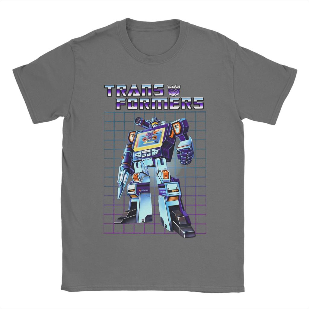 Tricou Transformers Decepticons Soundwave pentru Bărbați Robot Vintage Bumbac Tricou Gât Rotund Mânecă Scurtă Tricou Haine Cadou