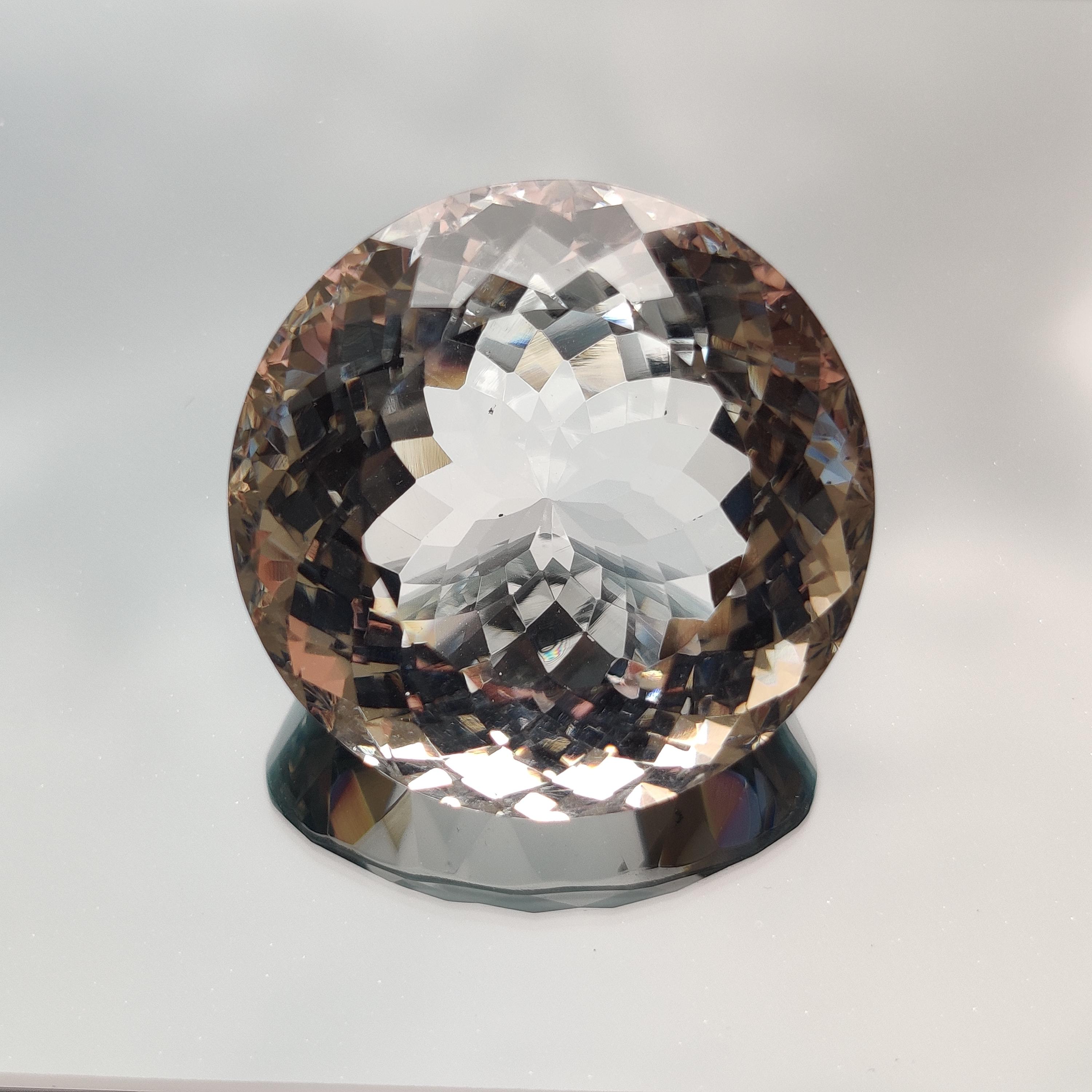 

71 карат Круглая огранка Красивый белый стеклянный камень, Свободный камень, Круглый камень размером 27 мм. 71 Carat, 27 MM Round