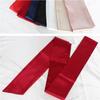 9cm Wide Women Satin Faux Silk Wide Belt Waistband Japanese Obi Lace Up Long Ribbon Waistbands Corset Belt Fabric Cummerbund