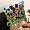 Cute The Little Mole Art Cushion Cover Decorative Pillow Sofa Home Decor Case Pillow Cases