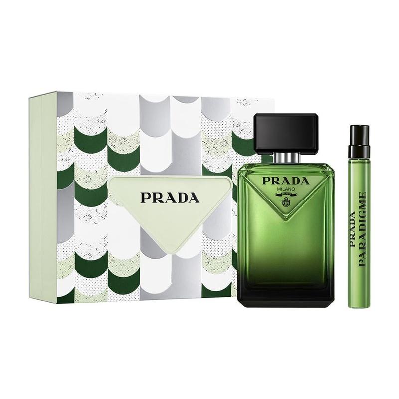 Prada Исключительный Мужской Парфюм Древесно-Восточный Аромат EDP + Парфюм 100 мл + парфюм дорожный размер 10 мл