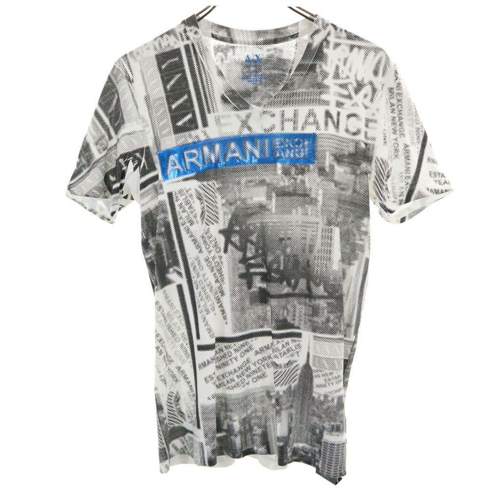 unused ARMANI EXCHANGE Short sleeve T-shirt XS white Men s Used 9109₽
