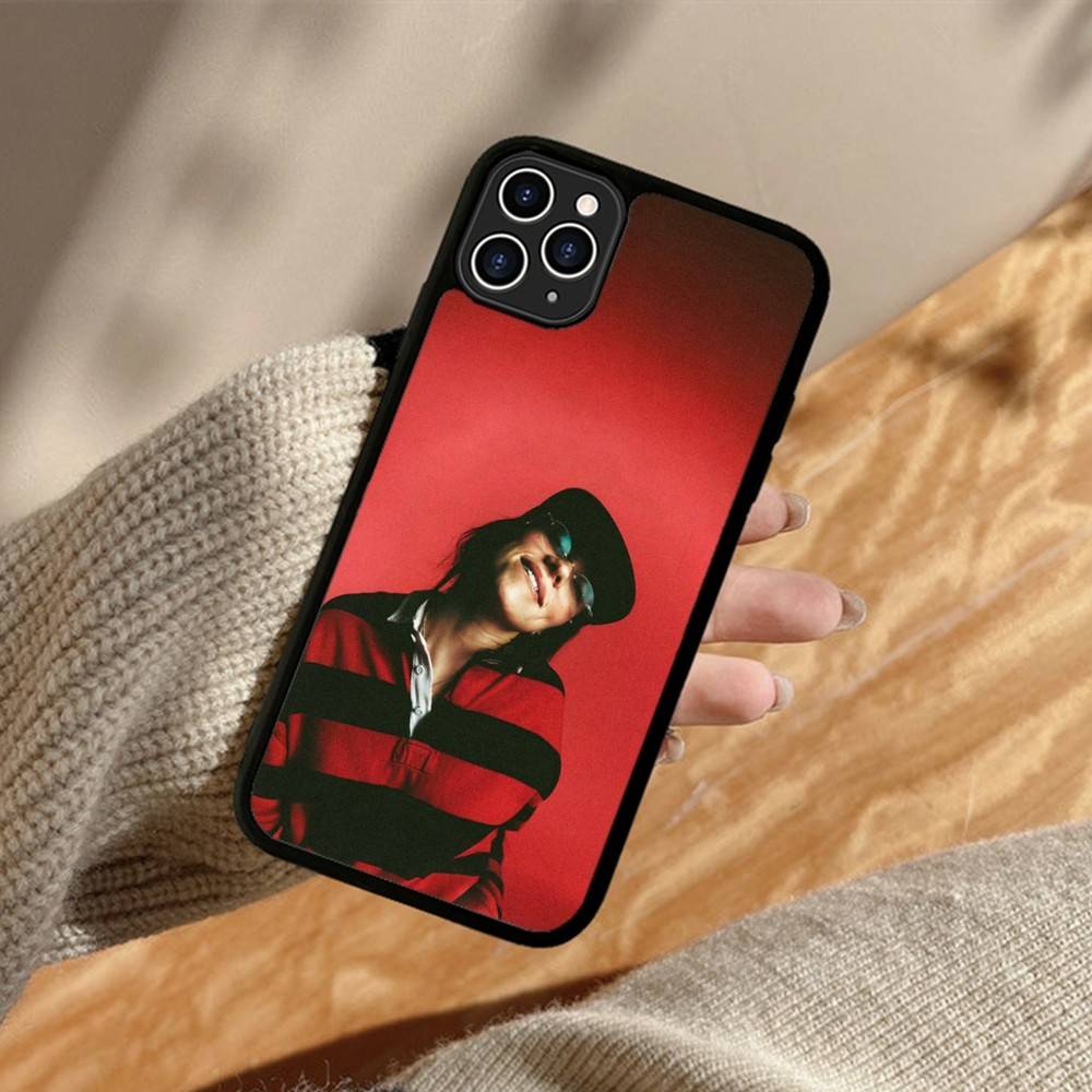 B-Billie E-Eilishes PC+TPU Shockproof Protective Phone Case For iPhone17 14 15 16 Pro max 13 12 11 17 Air